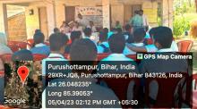 LEGAL AWARENESS CAMP ON “DOWRY SYSTEM A SOCIAL CURSE: SOCIAL AWARENESS AND LEGAL REMEDIES” AT PURUSHOTTAMPUR, MUZAFFARPUR (DATE-05/04/2023).