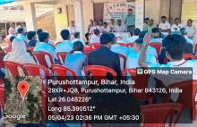 LEGAL AWARENESS CAMP ON “DOWRY SYSTEM A SOCIAL CURSE: SOCIAL AWARENESS AND LEGAL REMEDIES” AT PURUSHOTTAMPUR, MUZAFFARPUR (DATE-05/04/2023).